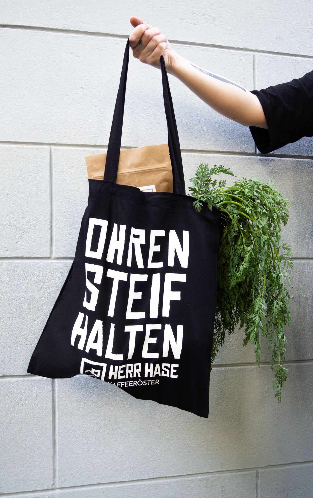 Herr Hase Jutebeutel